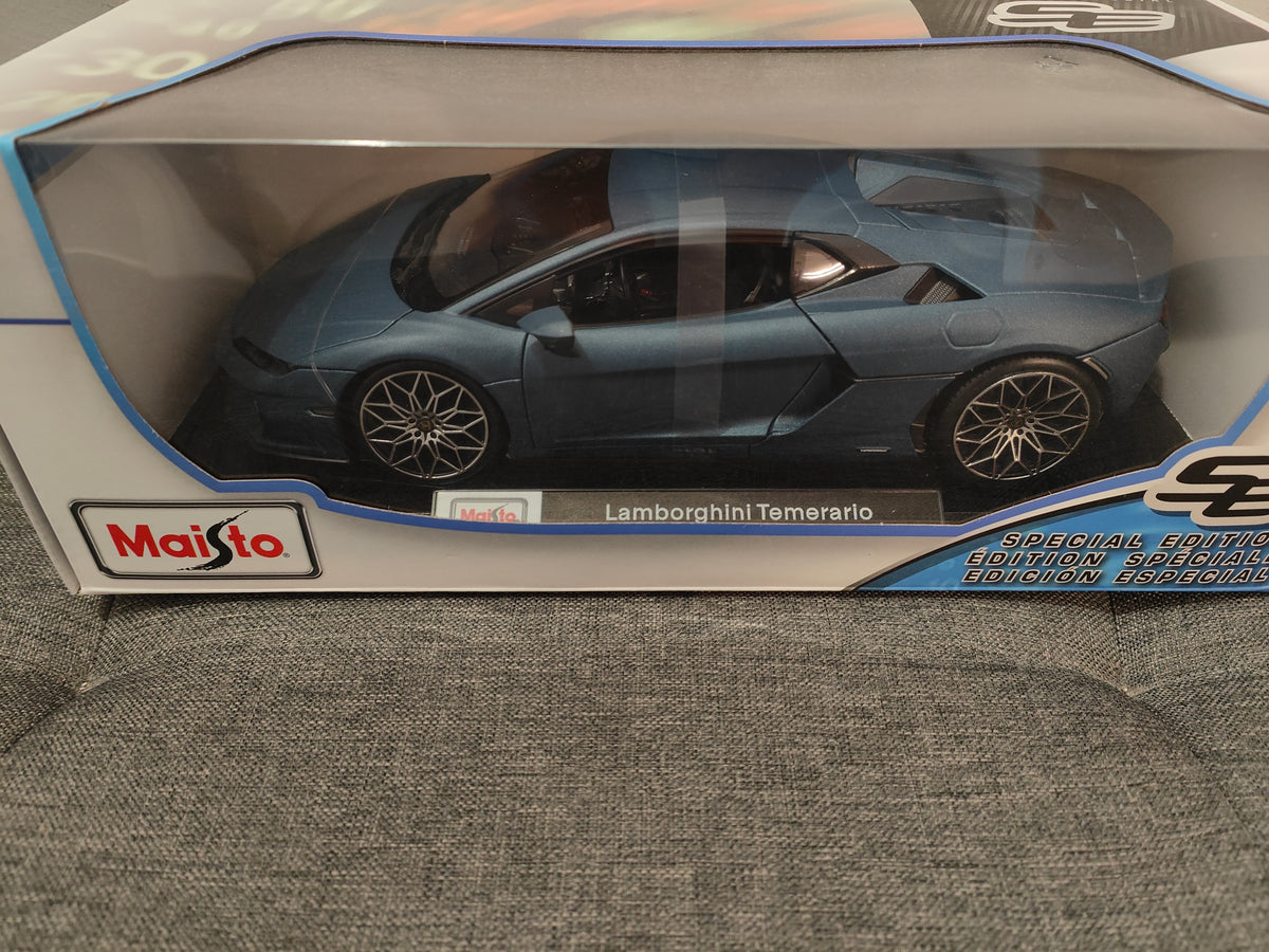 2024 Lamborghini Temerario Azul Mate 1:18