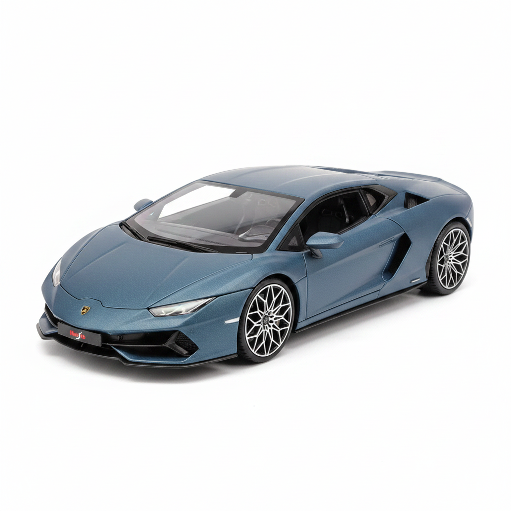 2024 Lamborghini Temerario Azul Mate 1:18