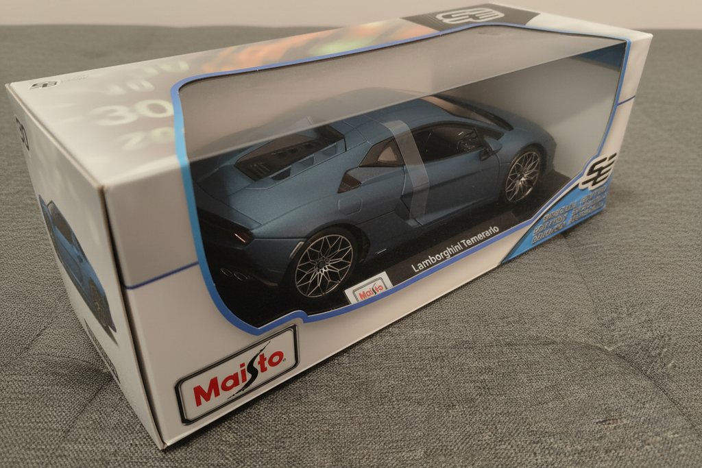 2024 Lamborghini Temerario Azul Mate 1:18