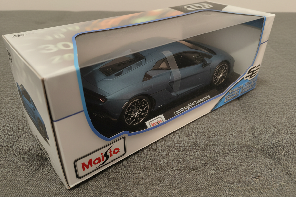 2024 Lamborghini Temerario Azul Mate 1:18
