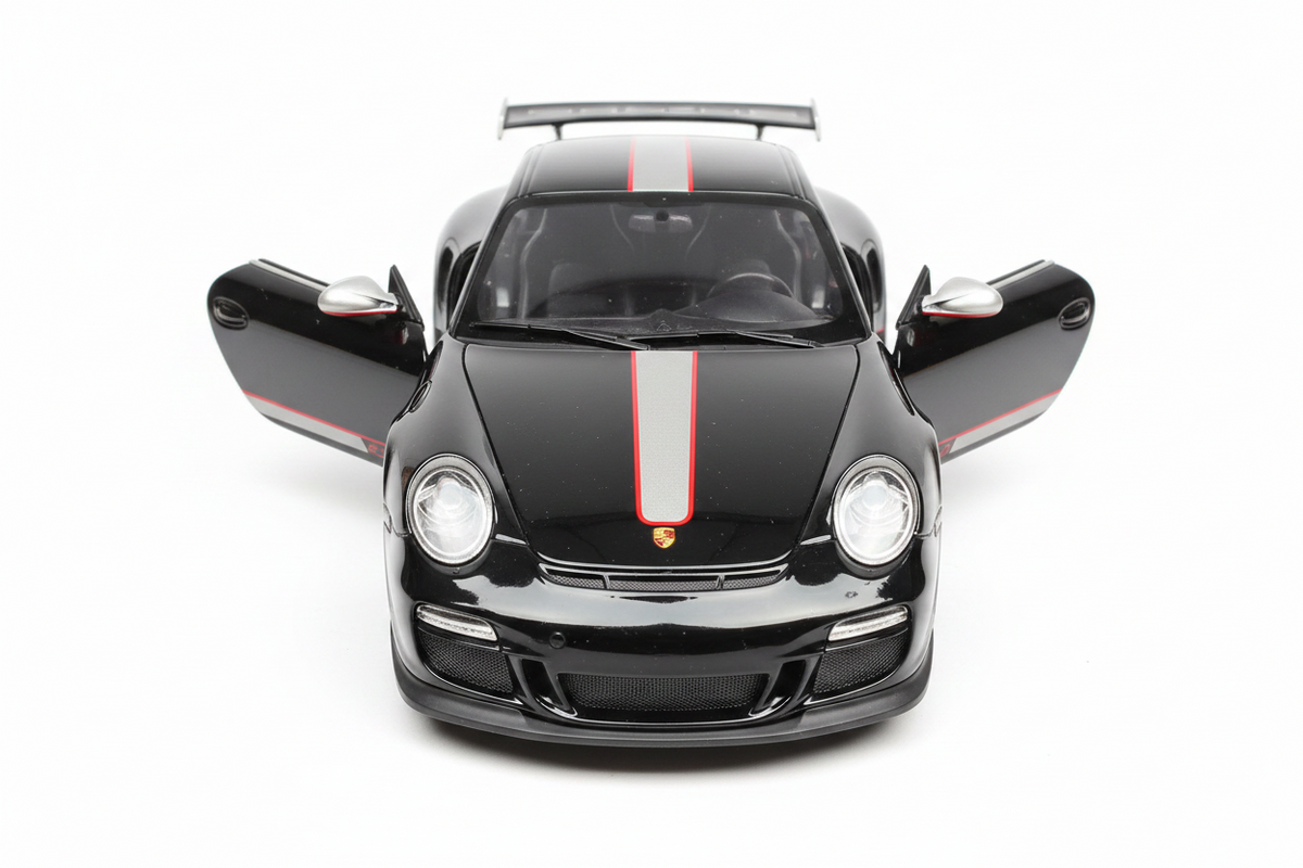 Porsche 911 GT3 RS 4.0 en color negro escala 1:18