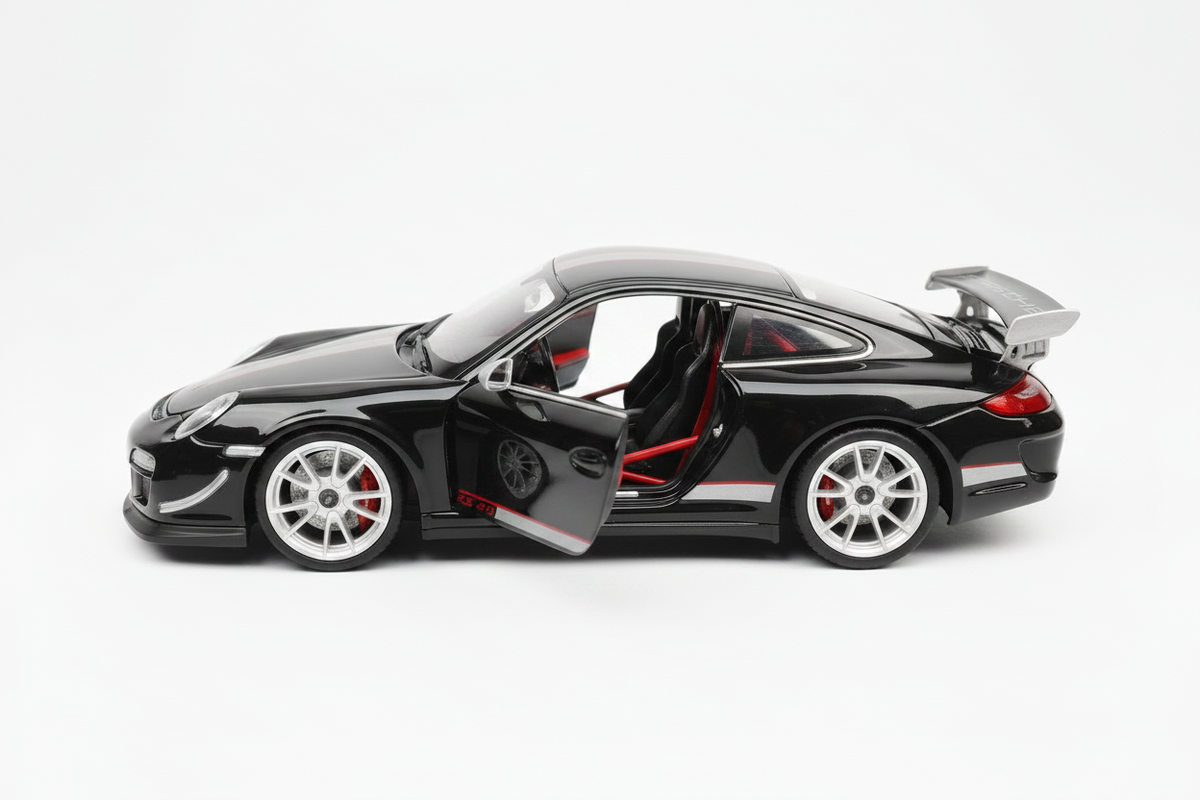 Porsche 911 GT3 RS 4.0 en color negro escala 1:18