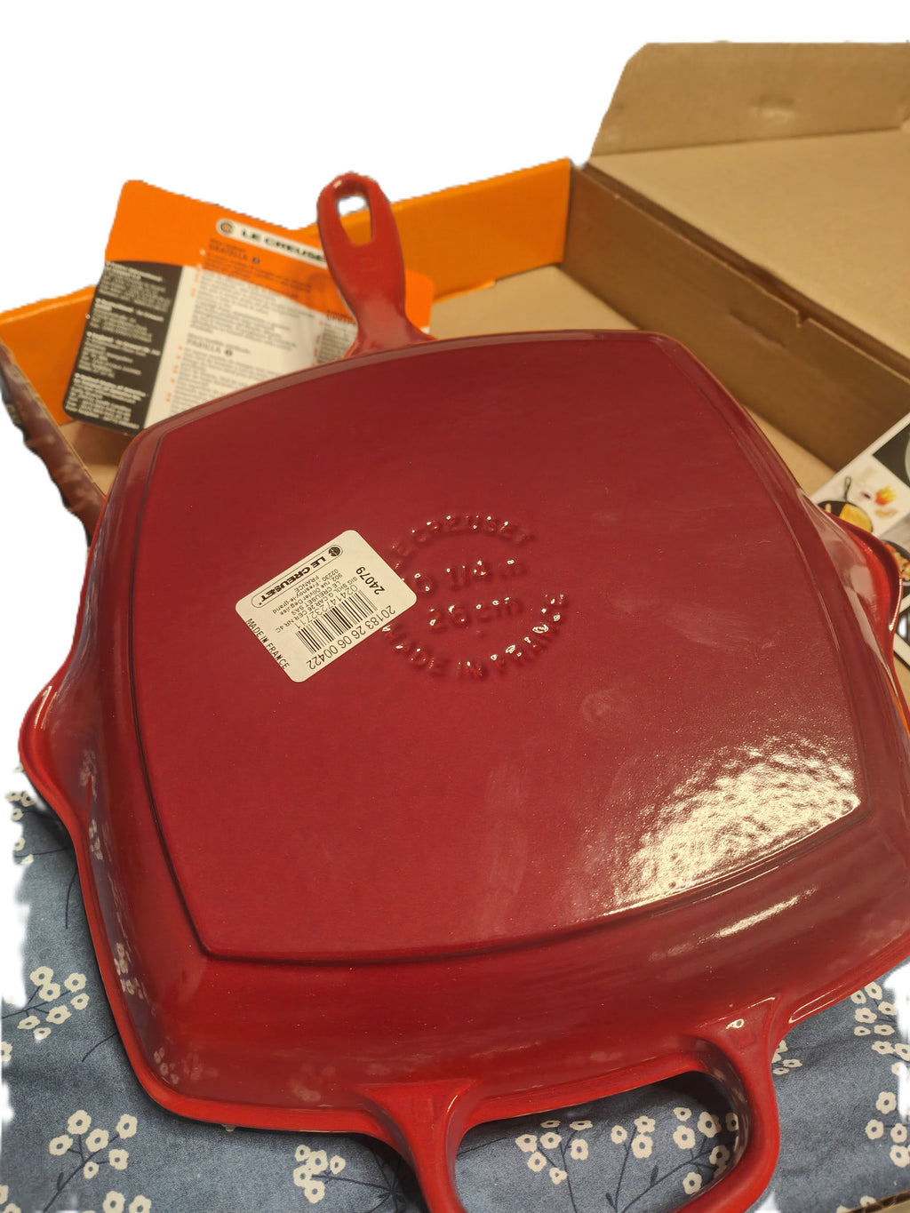 Le Creuset Signature Sartén Cuadrada 26 cm Rojo Cereza