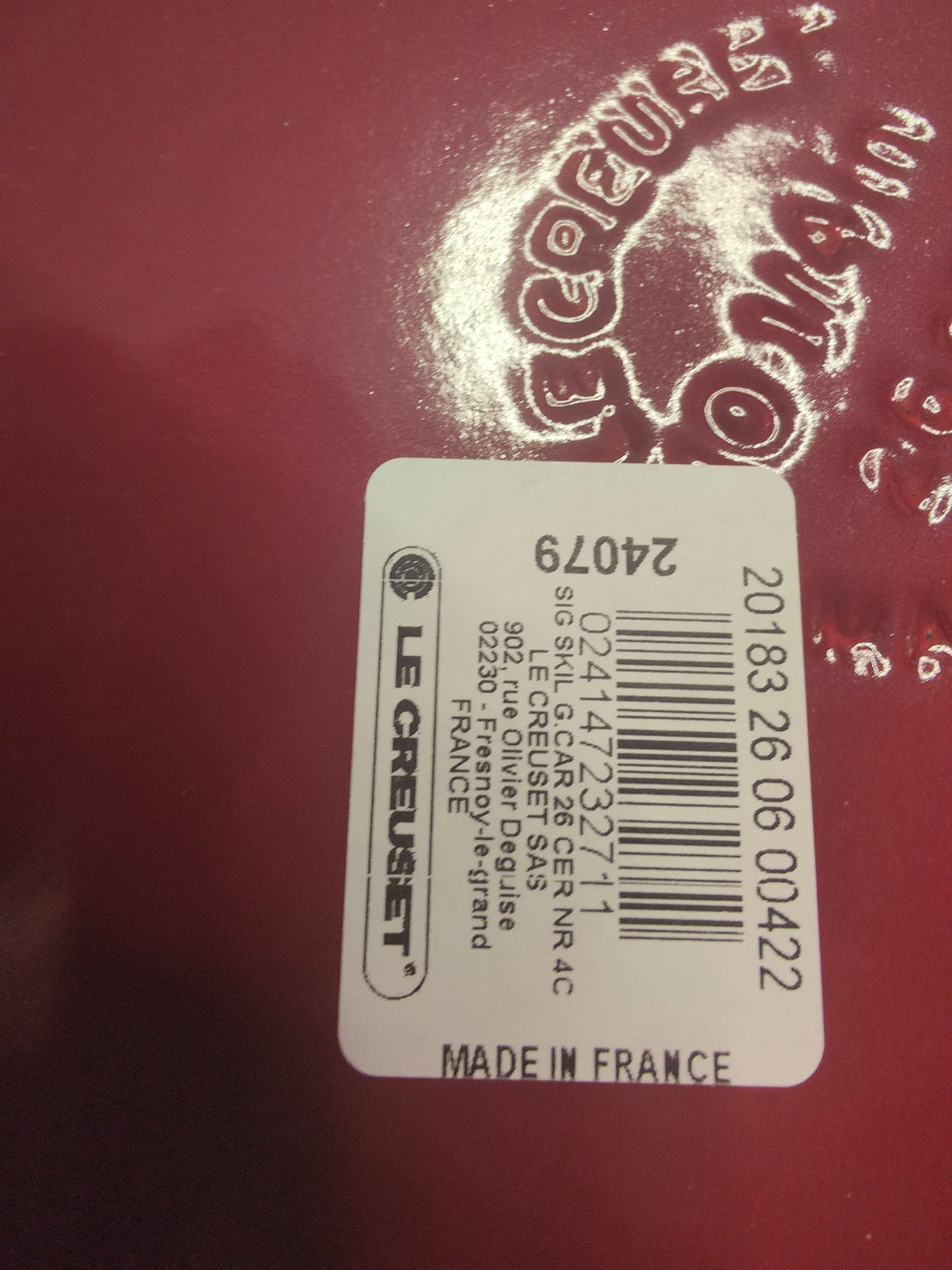 Le Creuset Signature Sartén Cuadrada 26 cm Rojo Cereza