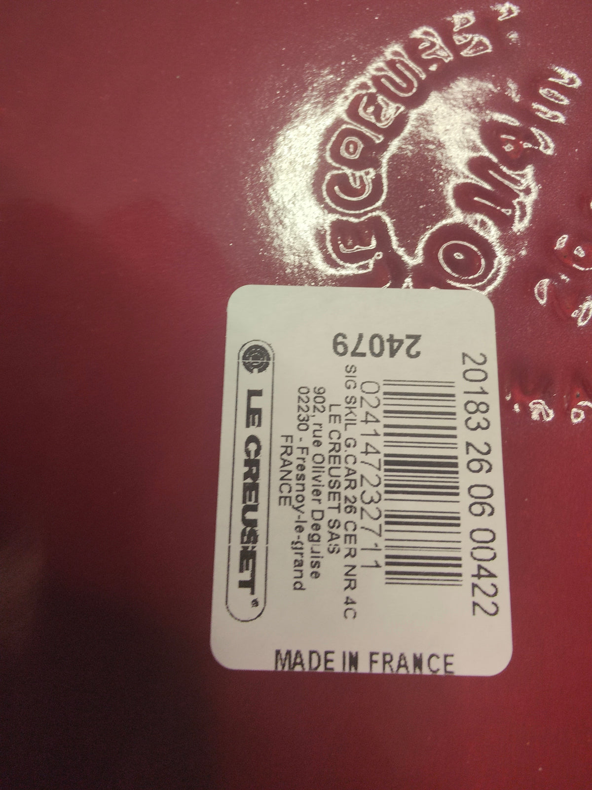 Le Creuset Signature Sartén Cuadrada 26 cm Rojo Cereza