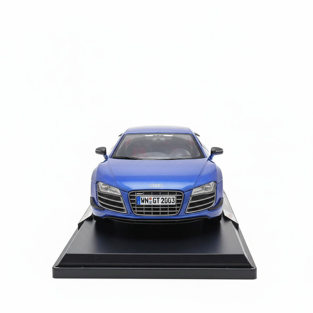 Audi R8 a escala 1:18 de Maisto Azul Metalizado