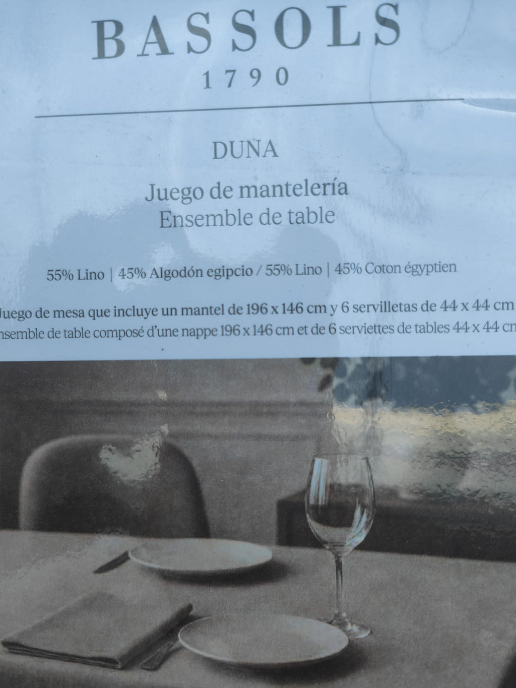 Manteleria Duna blanco Bassols