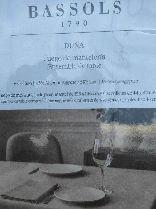 Manteleria Duna blanco Bassols