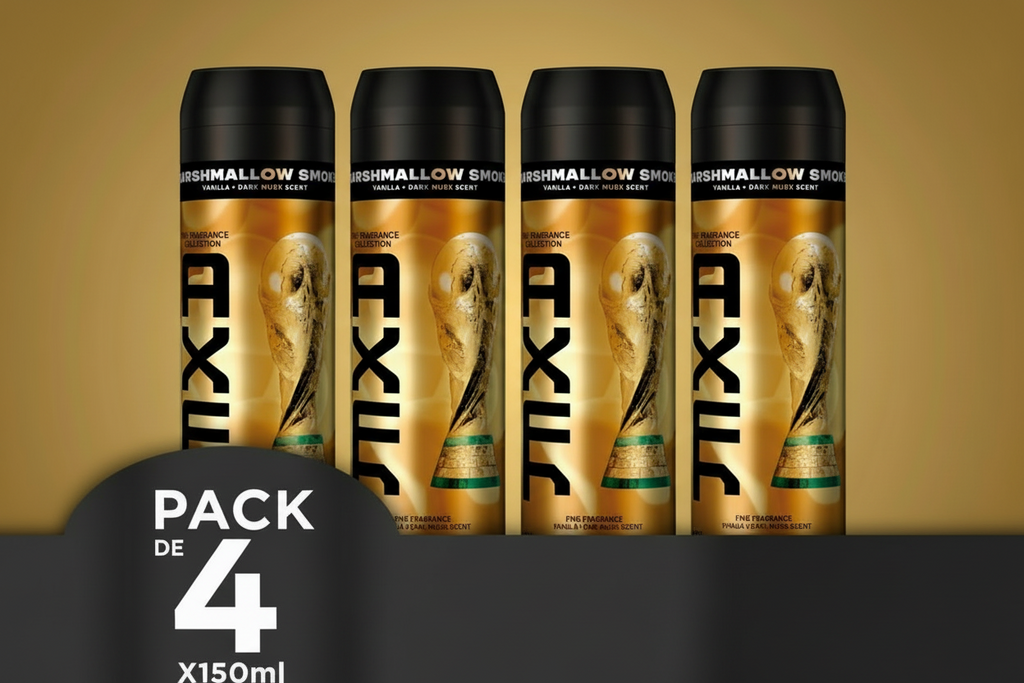 Axe Desodorante en Aerosol Collection Marshmellow Smoke 150 ML x4
