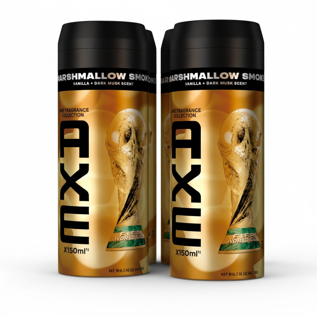Axe Desodorante en Aerosol Collection Marshmellow Smoke 150 ML x4