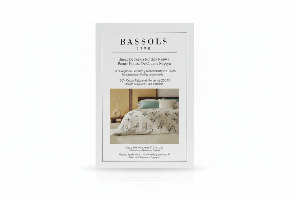 Bassols - Juego de Funda Nórdica modelo Nagoya cama 135/150 – Verde, Azul y Amarillo