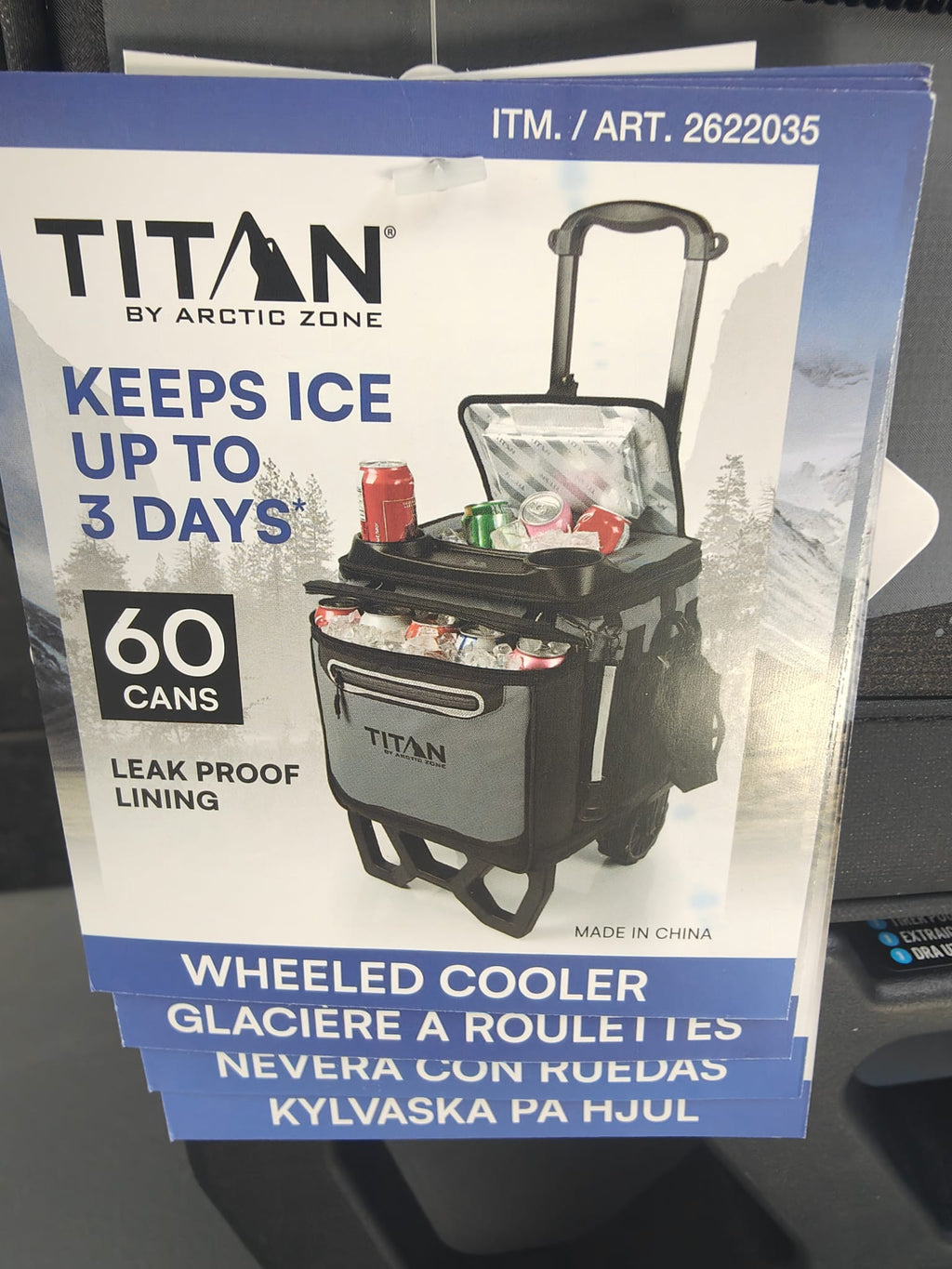 Nevera portátil con ruedas Arctic Zone Titan Deep Freeze con capacidad para 60 latas