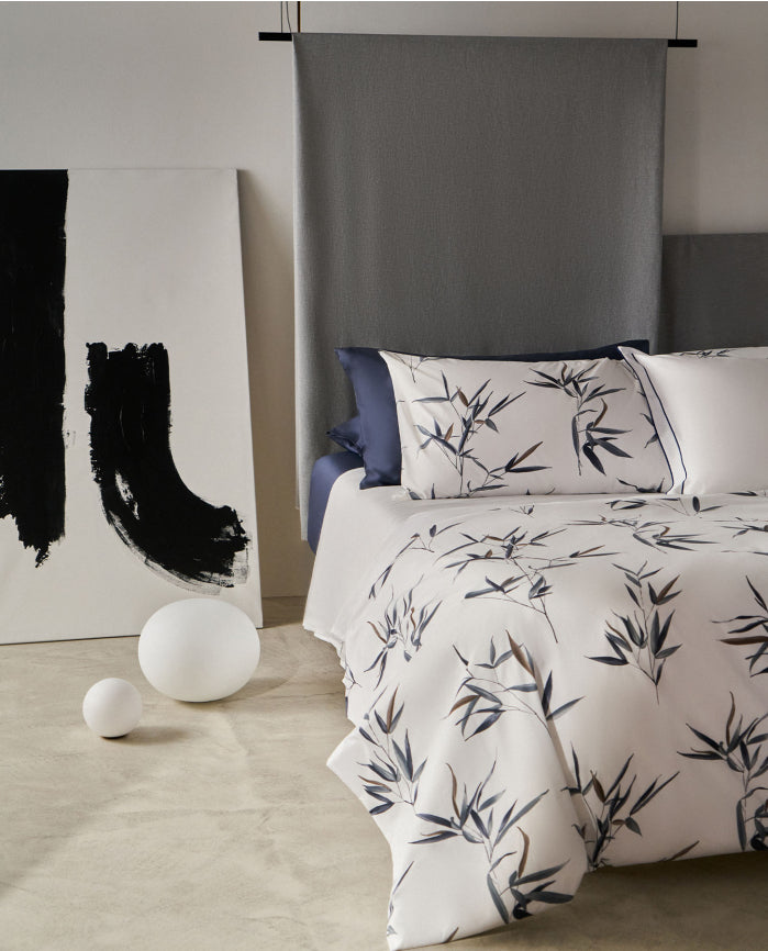 Bassols - Juego de Funda Nórdica modelo Nagoya cama 135/150 color Azul
