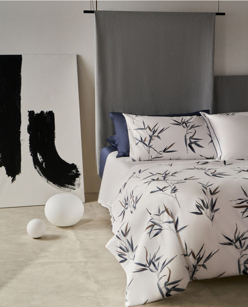 Bassols - Juego de Funda Nórdica modelo Nagoya cama 135/150 color Azul